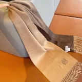 Loewe Fashion Elegant Embroidered Logo Gradient Scarf Size: 30x180 CM