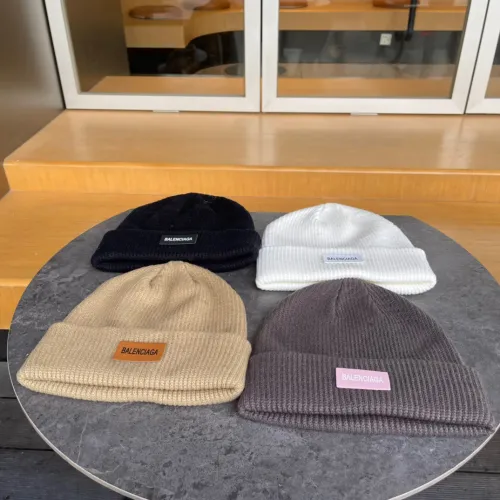 Balenciaga Couple's New Letter Logo Knitted Wool Hat