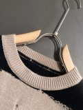 Louis Vuitton New Fashion Striped Wool Blended Round Neck Sweater