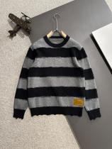Louis Vuitton New Fashion Striped Wool Blended Round Neck Sweater