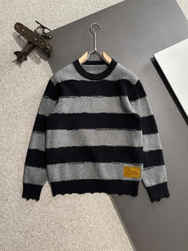 Louis Vuitton New Fashion Striped Wool Blended Round Neck Sweater