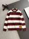 Louis Vuitton New Fashion Striped Wool Blended Round Neck Sweater
