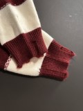 Louis Vuitton New Fashion Striped Wool Blended Round Neck Sweater
