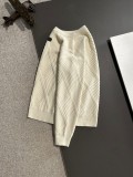 Dior New Fashion Embroidered Logo Wool Blended Round Neck Sweater