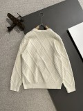 Dior New Fashion Embroidered Logo Wool Blended Round Neck Sweater