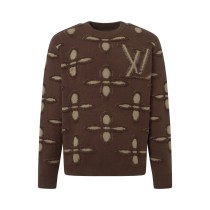 Louis Vuitton New Fashion Logo Jacquard Knitted Long Sleeve Round Neck Sweater