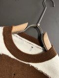 Louis Vuitton New Fashion Striped Wool Blended Round Neck Sweater