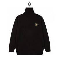 Louis Vuitton New Fashion Logo Embroidered Versatile High Collar Sweater