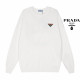 Prada New Classic Triangle Logo Round Neck Sweater