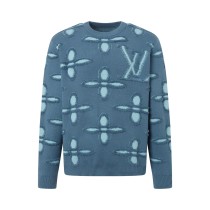 Louis Vuitton New Fashion Logo Jacquard Knitted Long Sleeve Round Neck Sweater
