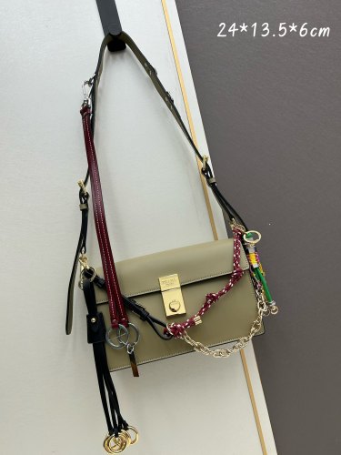 Prada New Personalized Leather Crossbody Bag Size: 24x13.5x6CM