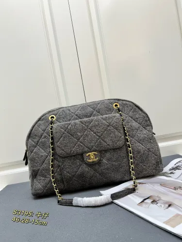 Chanel New Classic Cowboy Bowling Bag Size: 46x26x15CM