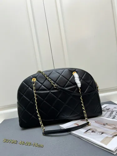 Chanel New Classic Cowhide Bowling Bag Size: 46x26x15CM