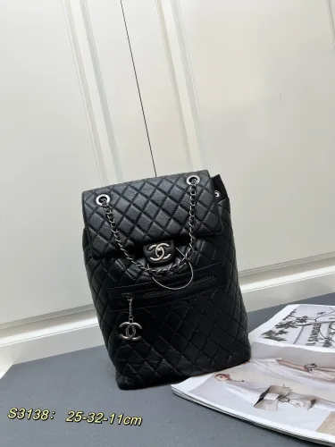 Chanel New Fashion Versatile Leather Backpack Size 25x32x11CM
