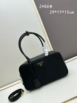 Prada New Classic Black Padlock Handbag Shoulder Bag Size: 29x17x10 CM