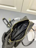 Prada New Classic Nylon Leather Lock Bag Diagonal Cross Handbag Size: 30 × 17.5 × 10 CM