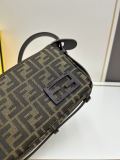 Fendi New Classic Deep Coffee Calf Cross Underarm Bag