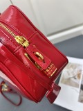 Prada New Classic Triangle Logo Cowhide Lock Diagonal Cross Handbag Size: 30 × 17.5 × 10 CM