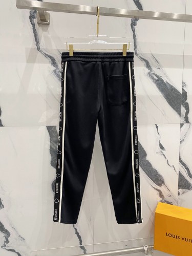 Moncler Couple New Classic Letter Ribbon Towel Embroidery Casual Straight Pants
