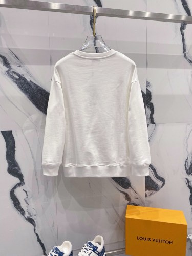 Dior New Couple Fashion Yellow Foam Logo Round Neck Casual Hoodie