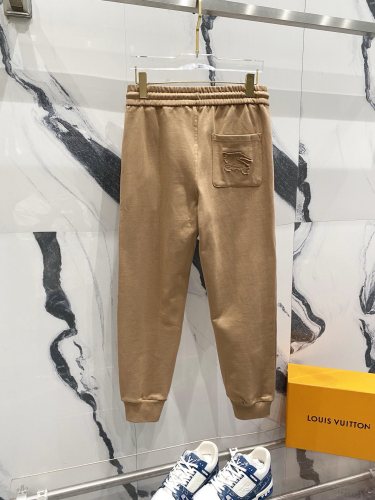 Burberry Unisex New Retro Minimally Patched Warhorse Pocket Casual Pants