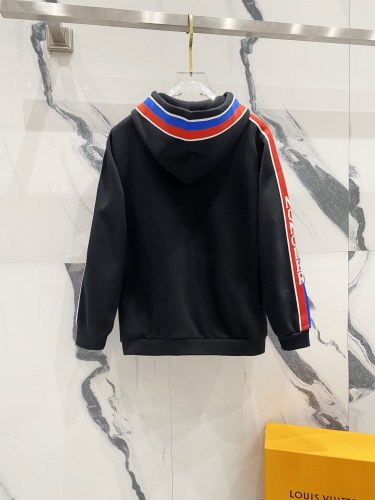 Moncler Couple New Classic Splicing Logo Letter Ribbon Casual Zipper Hooded Coat