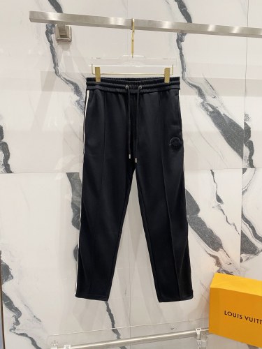 Moncler Couple New Classic Letter Ribbon Towel Embroidery Casual Straight Pants