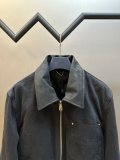 Louis Vuitton Classic Checkerboard Black Washed Collar Denim Dress