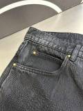 Louis Vuitton New Classic Checkered Black Washed Jeans
