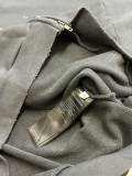 Balenciaga Couple's New Dragon Pattern Printed Double Headed Zipper Hooded Cardigan Sweatshirt