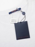 Louis Vuitton New Classic Checkered Toothbrush Embroidered Logo Round Neck Short Sleeve T-shirt