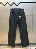 Louis Vuitton New Classic Checkered Black Washed Jeans