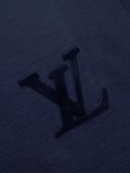 Louis Vuitton New Classic Checkered Toothbrush Embroidered Logo Round Neck Short Sleeve T-shirt