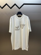 Louis Vuitton New Fashion Ribbon Bead Embroidery Knitted Short Sleeve