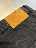 Louis Vuitton New Classic Checkered Black Washed Jeans