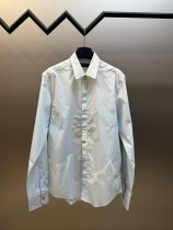 Louis Vuitton New Fashion Gradient Letter Flower Cotton Shirt
