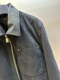 Louis Vuitton Classic Checkerboard Black Washed Collar Denim Dress