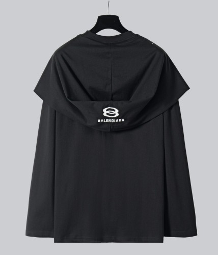 Balenciaga New Classic Retro Shirt Long Sleeve T-shirt Couple Oversize Hooded Sweatshirt