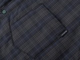Balenciaga New Classic Washed Checkered Vest+Cotton Jacket