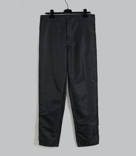 Prada New Classic Triangle Logo Stretch Fabric Pants