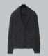 Louis Vuitton New Couple Leather Logo Elegant Shawl Neck Knitted Cardigan