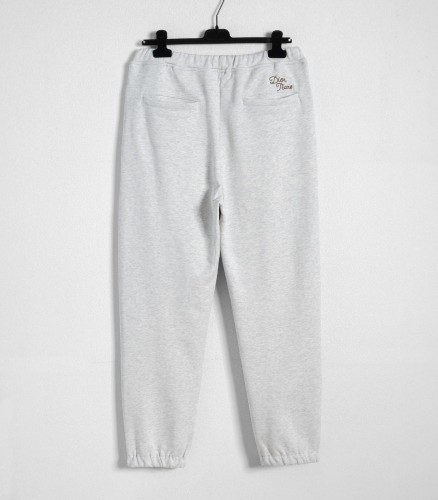 Dior New Classic Toothbrush Embroidered Logo Sports Pants