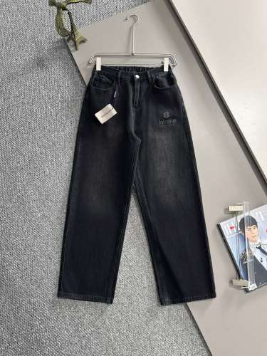 Balenciaga New Classic Trendy Loose Jeans Straight Pants