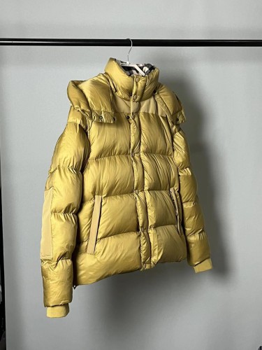 Burberry New Fashion Double Wear Hooded Short Down Jacket