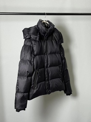 Burberry New Fashion Double Wear Hooded Short Down Jacket