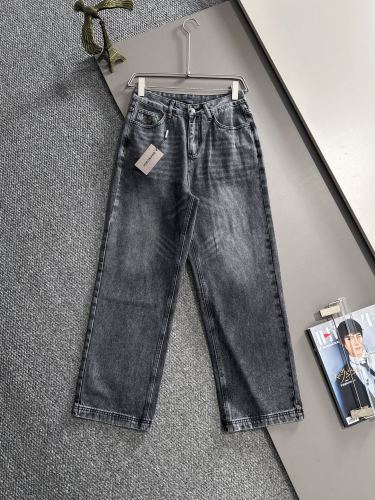 Balenciaga New Retro Versatile Loose Jeans Casual Straight Pants