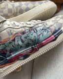 Louis Vuitton x NIke Air Force 1 Mid Unisex Sneakers Casual  Sports Board Shoes Multicolour