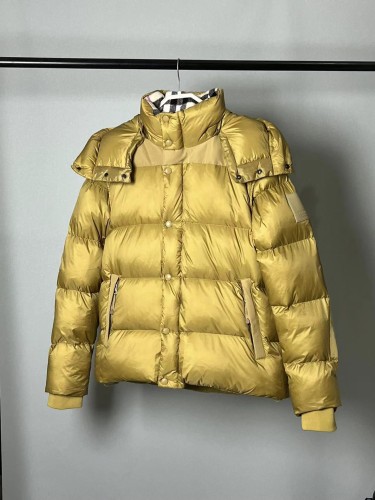Burberry New Fashion Double Wear Hooded Short Down Jacket
