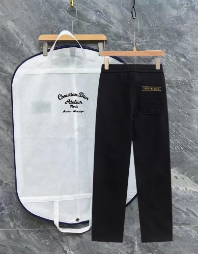 Dior New Fashion Embroidery Versatile Casual Pants