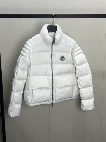 Moncler x Christopher Raxxy New Fashion Couple Stand Up Collar Short Down Jacket